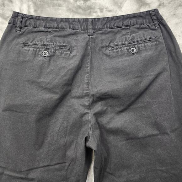 Vintage Style&Co Pants Women 14 Black High Rise Crop Capri Stretch Cotton Casual - Picture 3 of 10